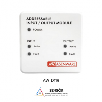 AW D119 Adresli Kablolu I/O Modülü